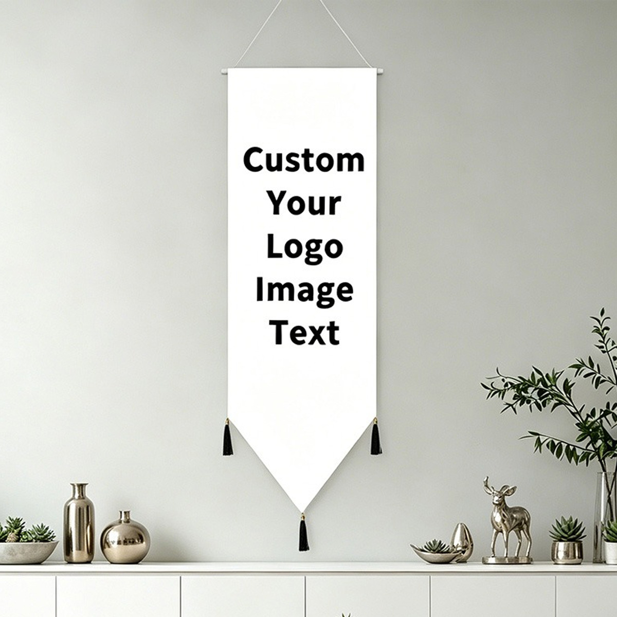 Home Textiles Images - ของตกแต่งแขวนผนังแบบแบน 2 มิติ 1 ชิ้น ทำจากโพลีเอสเตอร์