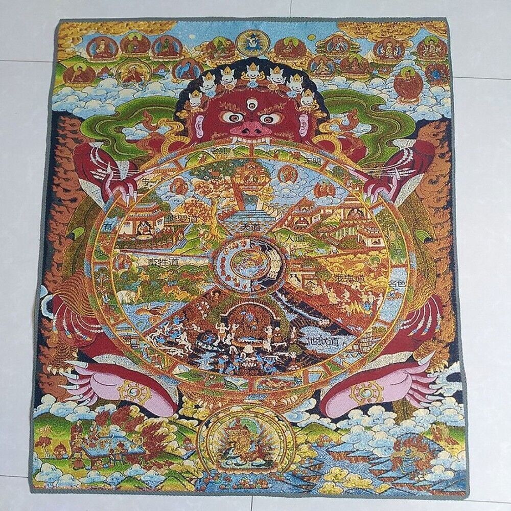 Home Textiles China - ภาพวาดผ้าไหมพระพุทธรูปสำหรับตกแต่งบ้าน ห้องพระ ตกแต่งผนัง ภาพแขวนเสริมมงคลตามหลักฮวงจุ้ย