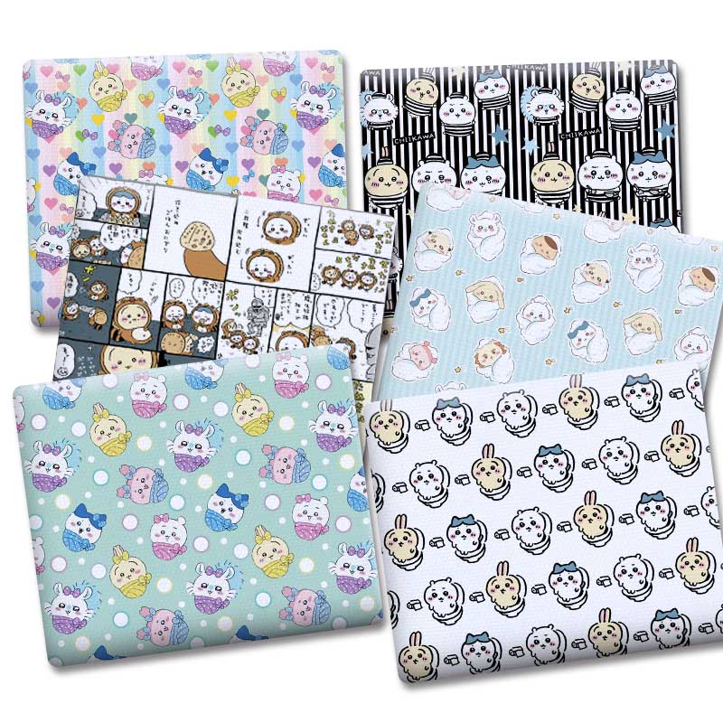 Home Textiles China - ผ้าลายการ์ตูน 140x50 ซม. ผ้าฝ้าย ผ้าปะติดปะต่อ ผ้าสำหรับเด็ก