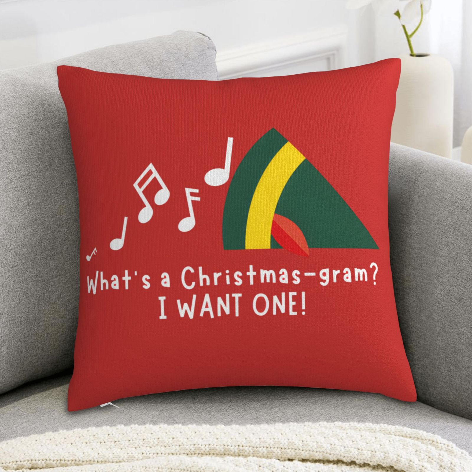 Pillow Insert 18X18 - ปลอกหมอนคริสต์มาส 1 ชิ้น - บัดดี้ เดอะ
