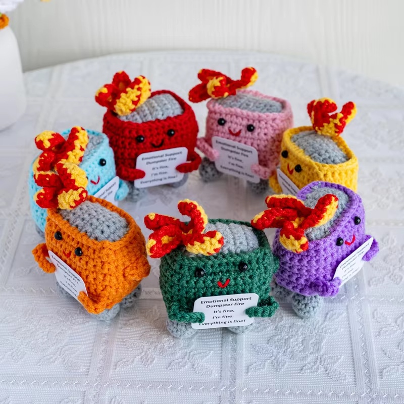 ตุ๊กตาถักโครเชต์รูป Dumpster F - Home And Textiles Today บทวิจารณ์และราคา
