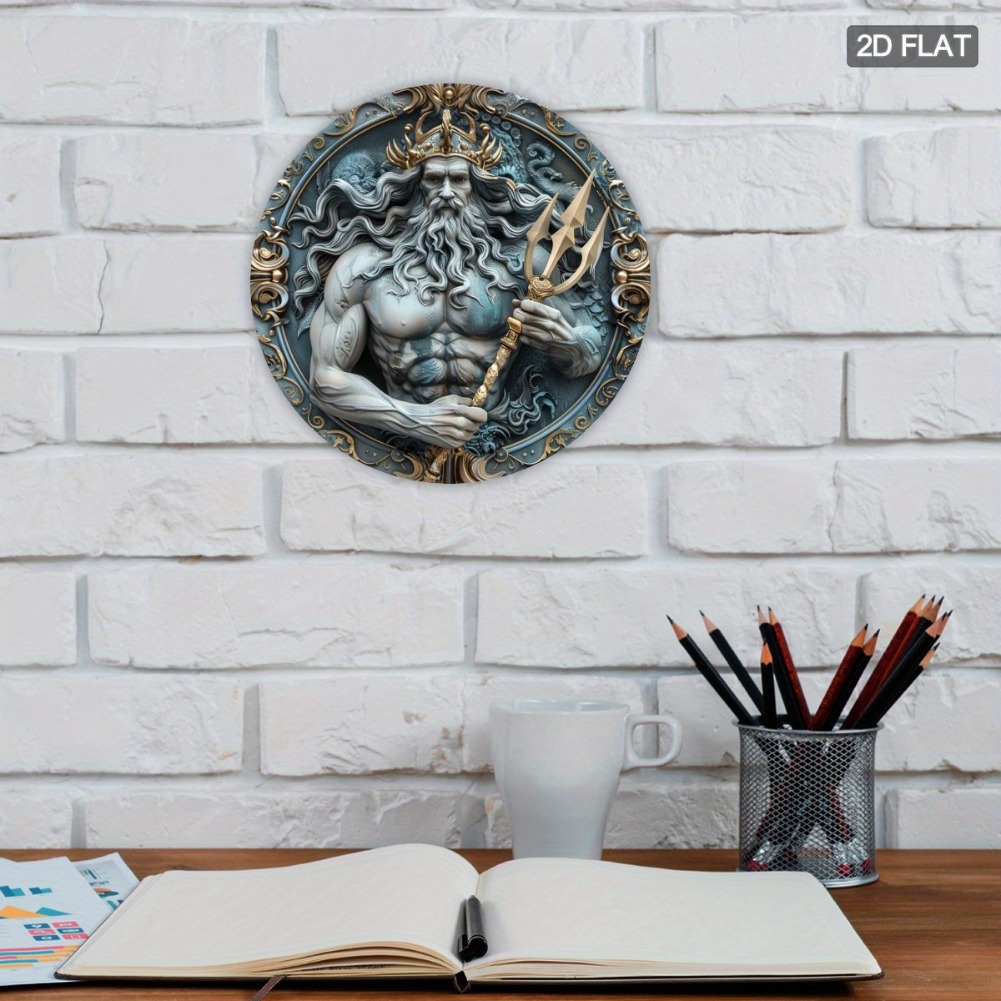 งานศิลปะติดผนังโลหะรูปปั้นโพไซ - Home Textiles Products บทวิจารณ์และราคา