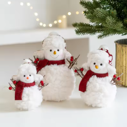 ของตกแต่งบ้าน ตุ๊กตาหิมะถักนิต - Home Art Textiles บทวิจารณ์และราคา