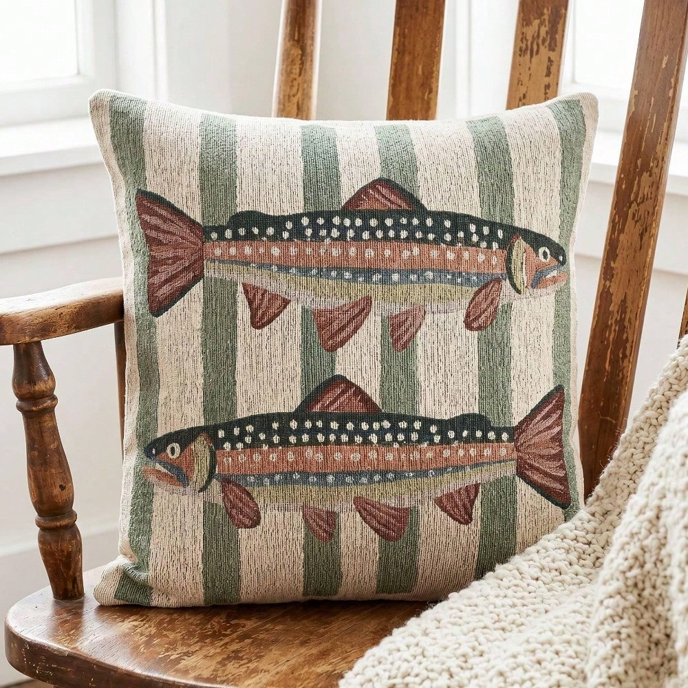 หมอนอิงลายปลาเรนโบว์ ขนาด 18x1 - Pillow Insert 18X18 บทวิจารณ์และราคา