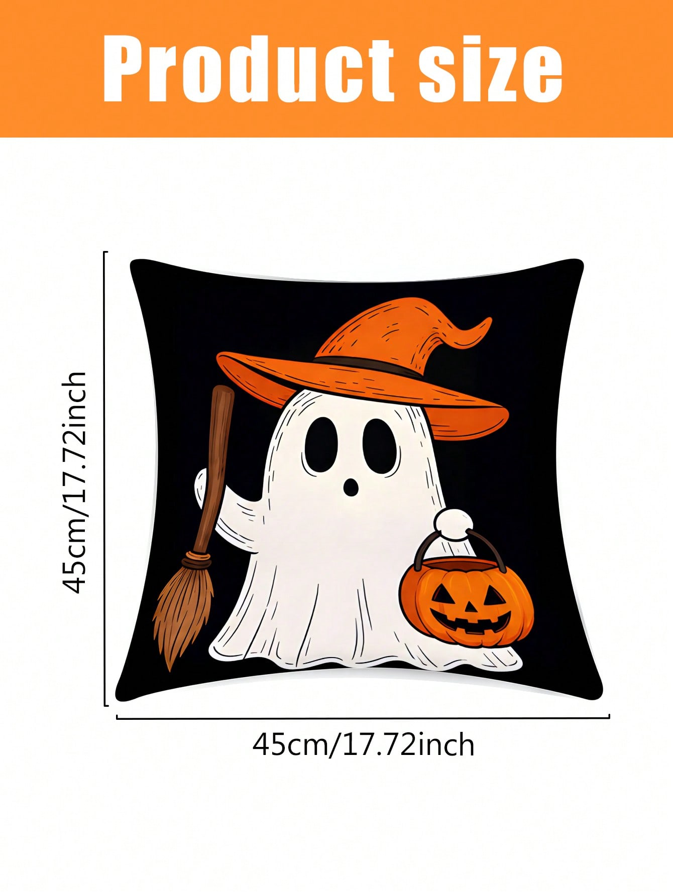ปลอกหมอนฮาโลวีน 4 ชิ้น วัสดุโพ - Pillow Insert 18X18 บทวิจารณ์และราคา