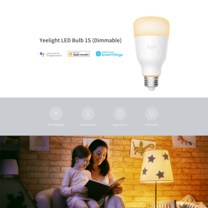 หลอดไฟ LED Yeelight 1S ขั้ว E2 - Yeelight Light Smart Bulb บทวิจารณ์และราคา