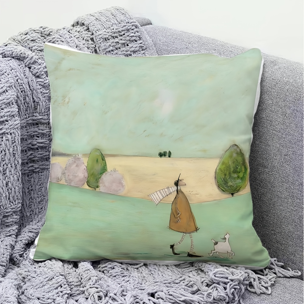 ปลอกหมอนลายการ์ตูนแฟชั่น 1 ชิ้ - Pillow Insert 18X18 บทวิจารณ์และราคา