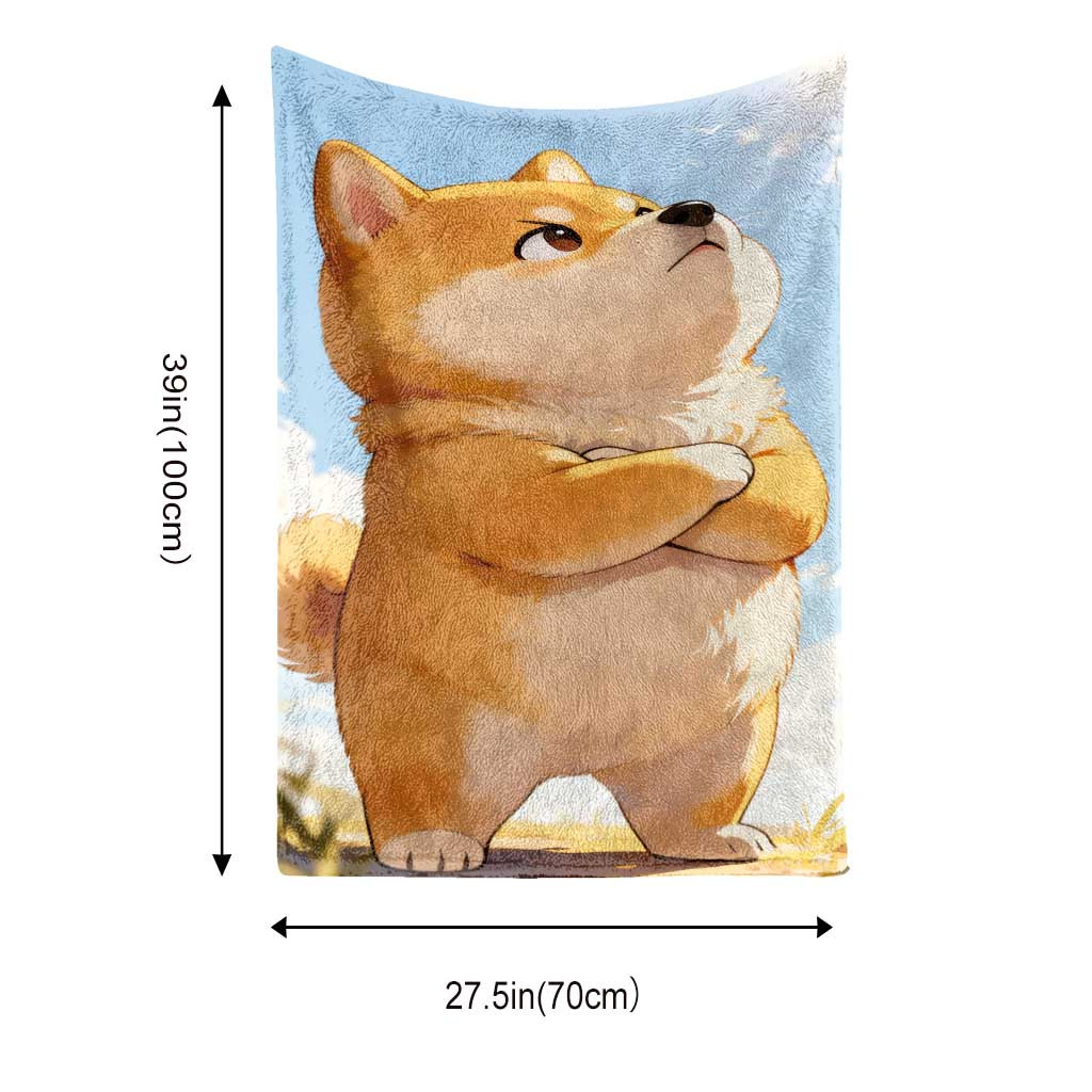 ภาพการ์ตูนสุนัขยืน ผ้าห่มพิมพ์ - Home Textiles Images บทวิจารณ์และราคา