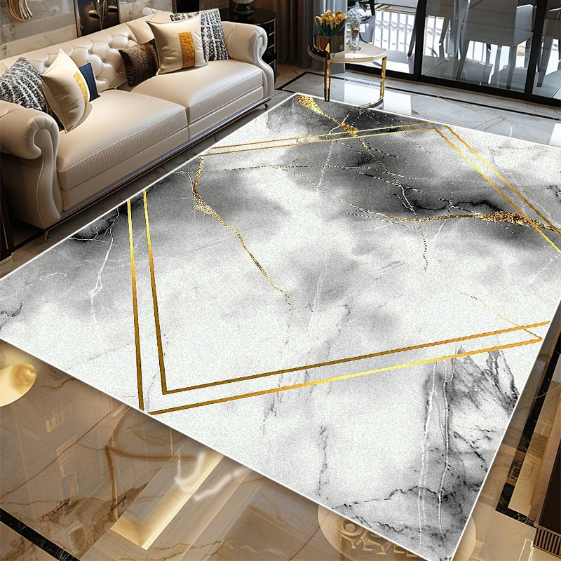พรมปูพื้นลายหินอ่อนสไตล์นอร์ดิ - Home Art Textiles บทวิจารณ์และราคา