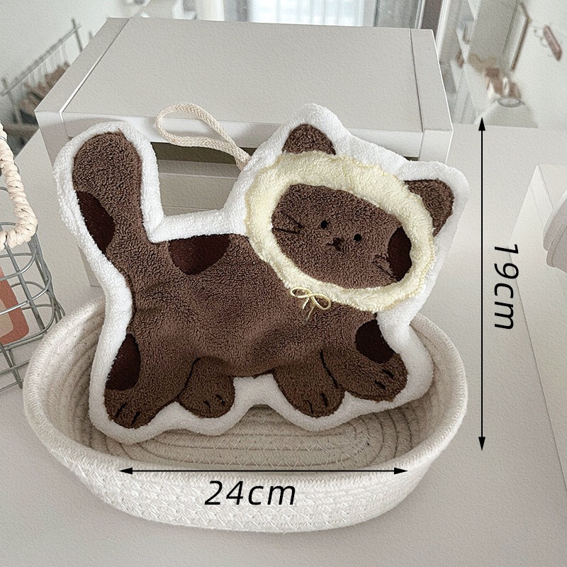 ผ้าเช็ดมือรูปแมวน่ารักสร้างสรร - Home Of Textiles บทวิจารณ์และราคา