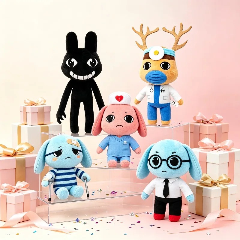 ตุ๊กตาผ้ากำมะหยี่จากเกมสยองขวั - Home Textiles Products บทวิจารณ์และราคา