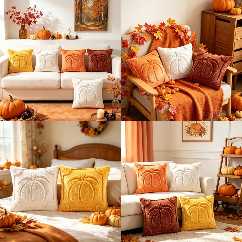 ผู้ผลิตปลอกหมอนลายฟักทองฮาโลวี - Home Textiles Manufacturer บทวิจารณ์และราคา