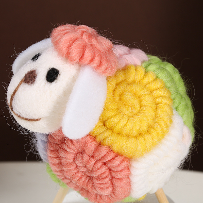 1PCS น่ารัก Felt แกะเครื่องประ - Home Textiles China บทวิจารณ์และราคา